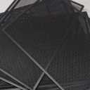 Marbrasse 5 Tier Paper Organizer Letter Tray, Mesh Desk File Organizer with Handle, Paper Sorter Desk Organizer for Home Office Supplies(Black)