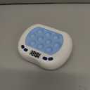 Pop Game Light Up Fidget Toy for Kids, 6 Modes LED Screen Quick Push Controller Electric Fidget Popper Game Quick Push Bubble Sensory Games Birthday Toys for Kids Lightblue