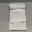 NICETOWN 100% Blackout Kitchen Curtain Panels, Cold and Full Light Blocking Drapes with Black Liner, 48 Inches Drop Thermal Insulated Draperies for Cafe (White, 2 Pieces, 37 inches Wide Each Panel)