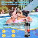 CL200 Inline Automatic Pool Chlorinator Feeder, Compatible with Hayward CL200 In-Ground Pools, Fits 1-1/2" Inner & 2" Outer Thread PVC Pipe, Large Capacity Chlorine Tablet Dispenser