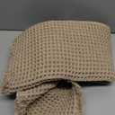 ZALL Tan Waffle Bath Mat,Super Absorbent Non Slip Bathroom Rug,Brown 24x36inch,Machine Washable Ultra Soft Floor Mats