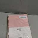 Forvencer 2026 Planner, Hardcover Calendar Planner Weekly and Monthly, Jan 2026 - Dec 2026, 6" x 8", Spiral Agenda Book with Tabs, Exquisite Daily Journal Organizer for Home School, Pink