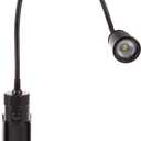 Stalwart CREE LED Work Light - 550 Lumen Magnetic Light Lamp with Flexible Gooseneck - Portable LED Lamp for Sewing, Crafting, or Workbench (Black)