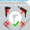 15V Hand Vacuum Charger 90627870 Replacement Black Decker Handheld Vacuum Charger HNV115J13 HFVB315J22 HHVI320JR02 HHVI315JO42 90629039 Dustbuster Power Cord