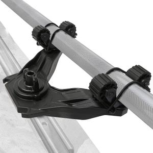 Kayak Paddle Holder, Kayak Accessories for Fishing, Dual Head Kayak Track Mount Accessories, Offset Paddle Holder for Kayaking, Kayak Rail Accessories