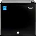 Whynter Upright Small Freezer Mini Freezer with Lock for Bedrooms, Dorms, Garages, Offices CUF-110B, Black Energy Star, 1.1 Cu Ft