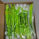 Teling 100 Pieces Color Changing Flower Pens Bulk Colorful Ballpoint Pens Creative Gel Ink Rollerball for Office Girls Gifts Happy Easter Presents Black 0.5mm(Multi Colors,Tulip)