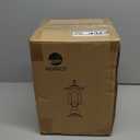 Kemeco ST4328Q Solar Post Light Outdoor Cast Aluminum LED Lamp Fixture with 3-Inch Fitter Base for Yard Garden Post Pole Pillar Mount Landscape Driveway (Black)