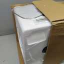 BOSWELL Glass Air Fryer, 7.5QT with Transparent Fry Bowl, Circulating Heating, Temperature Control, Air Fryer Roast, Dishwasher Safe (Black)