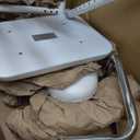 Drive Medical 12455 Adjustable Height Stool with Back and Arms White