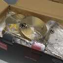 Gold Battery Operated Wall Sconces Set of 2, Rechargeable Wireless Wall Lights with Milky White Frosted Glass Shade, 12 RGB and 3CCT Dimmable, Wall Lamps with Remote for Bedroom Living Room Hallway