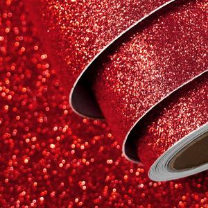 Red Glitter Sparkly Wallpaper 16"W in