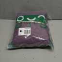 JELLYMONI Cotton Duvet Cover King Size - Purple Comforter Cover with Button 100% Washed Cotton 3PCS Breathable Soft Solid Bedding Set Duvet Cover 10490in & 2 Pillowcases (NO Comforter)