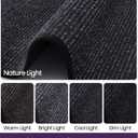 DEXI Indoor Door Mat for Entryway, 32x48 Inside Entry Mats Non Slip, Washable Low Profile Front Entrance Doormat Dirt Trapper for House Floor Patio Backdoor, Navy/Charcoal