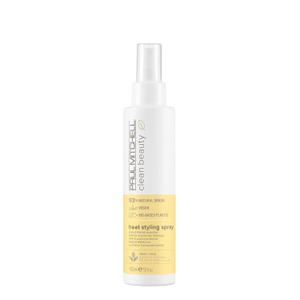 Paul Mitchell Clean Beauty Heat Styling Spray, Shine & Thermal Protection, For All Hair Types That Heat Style, 5.1 fl. oz.