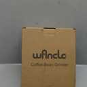 Wancle Electric Burr Coffee Grinder - Adjustable with 28 Precise Grind Settings for 12 Cups - Professional Coffee Bean Grinder (Plastic, Black)