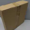 Fall Fake Flowers Artificial for Outdoors Decoration, 2PCS Faux Hibiscus Flowers for Outside Planters, Realistic Silk Autumn Plants with UV Resistant No Fade for Home Porch Garden Balcony Yard Decor (Fall Orange Pink)