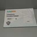 Titanium Cutting Board for Kitchen, Cutting Board Double Sided Food Grade, Pure Titanium/PP, Easy to Clean Large Size 1510.3 (15.6"L x 10.8"W, Silver)