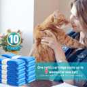 10 Pack Cat Litter Refill Bags 100% Enhanced Odor Control Generic Litter Refills Compatible with Standard, Plus, XL Pail