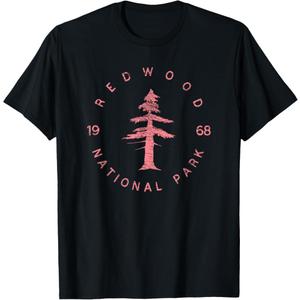 Redwood National Park Shirt Redwood Forest T-shirt US Parks T-Shirt, Size: XS