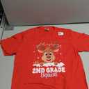 2nd Grade Teacher Christmas Second Grade Squad Reindeer Xmas T-Shirt for Men Women Kids M Youth
