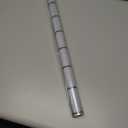 Windimiley Window Privacy Film Frosted Glass Static Cling Black Lattice Bathroom Decorative window Sticker Winter Heat Control Sun Blocking Window Cover Vinyl Opaque Door Covering, 23.6 x 78.7In, Pure