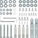 Cmple - Universal Adjustable Projector Ceiling Mount, Projector Bracket with Extendable Length for LCD/DLP Projectors - Max 44lbs (Silver) (Long - 12.5Inch)