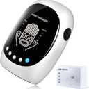 Hand Massager with Heat and Compression for Arthritis Pain Relief, with 5-Finger Individual Therapy, Fits All Hand Sizes,Rechargeable & Portable (White)