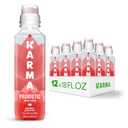 Karma Probiotic Water - 12 Pack, Berry Cherry Drink - Immune & Gut Health Support (EXP 11/30/26)