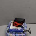 Glow in The Dark Holographic Basketball - Official Size 7 Indoor Outdoor Luminous Glowing Leather Basketball 29.5" - with Pump (Blue)