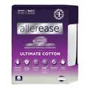 Allerease Ultimate Cotton Allergy Relief Zippered Mattress Protector Full