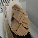 Nuanchu 98 x 95 Inches Mdf Board and Batten Wall Panel Kit Wainscoting