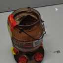 Perky-Pet 9106-2 Prohibition Top-Fill Glass Hummingbird Feeder Brown 36 oz Capacity