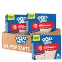 Pop-Tarts Toaster Pastries, Breakfast Foods, Kids Snacks, Value Pack, Frosted Strawberry (64 Pop-Tarts)