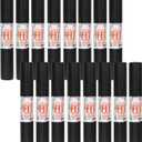 12 or 16-Pack Value Yoga Mat, 68" x 24" Non Slip Exercise Mat, 3mm Thick Gym Mat, Bulk Non Toxic Yoga Mats for Schools and Studios (Black)