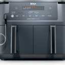 Ninja Air Fryer, Thermometer, Roast, Bake, Air Fry, Crisps, Broil, Reheats, Keep Warm, 10-in-1, Fries, Frozen Food, Veggies, and Meat, Quick Meals, Healthy Meals, Less Oil, 10 QT, Cyberspace, DZ550GY