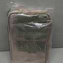 OCHEAL Clear Makeup Bag, Double Layer Cosmetic Bag, Large Capacity Minimalist Cosmetic Case for Women Travel Beauty Essentials, Multiple Compartments Makeup Case Organizer Zipper Pouch -Rose Glod