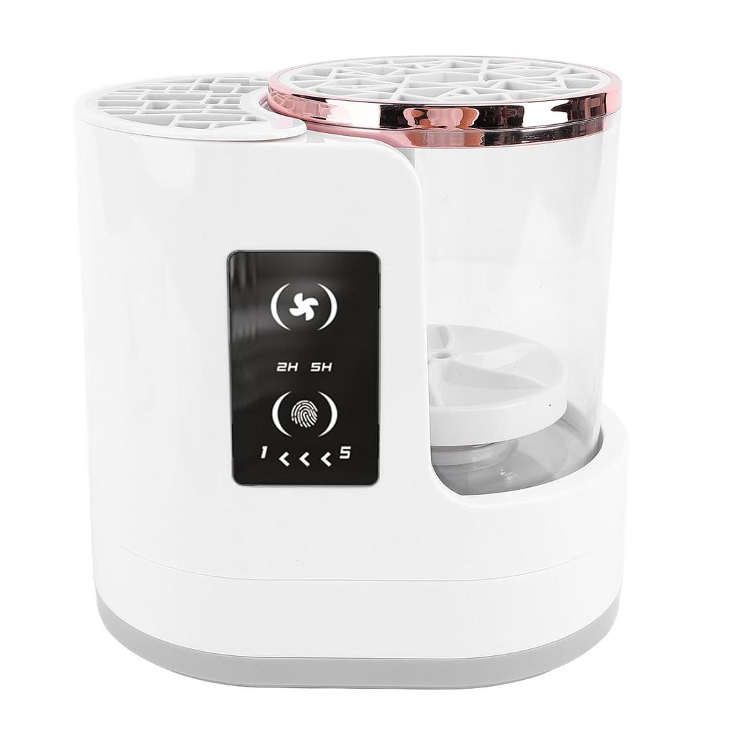 850RPM Automatic Makeup Brush Cleaner with 2H 5H Timer, Electric Makeup Brush Cleaner Machine, USB Cosmetic Brushes Cleaner Tool for All Size Beauty Makeup Brushes