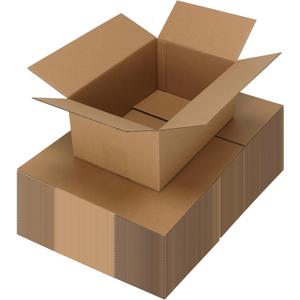 CRUGLA 40 Packs 9x6x4 Shipping Boxes for Small Business, Corrugated Cardboard Boxes Bulk for Shipping Packing Mailing (Brown)