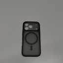 TOCOL for iPhone 17 Pro Case, Compatible with Magsafe, Built-in Magnetic Ring, Full Camera Protection, Drop Protection, Translucent Matte for iPhone 17 Pro Phone Case 6.3 inch (Black)