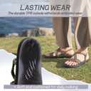 MEGNYA Women's Comfortable Walking Sandals with Arch Support, Athletic Hiking Sandals with Handmade Straps, Outdoor Soft Water Sandals for Beach Poolside Travel Camping (11, W14-taupe)