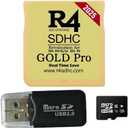 Pro Version 16GB Micro SDHC Dual Core Revolution Cartridge Compatible with New 2DS/3DS/LL/XL NDSL NDSI, Include a Card Adapter, NO Timebomb, Preloaded Plug and Play, Gold (Gold)