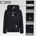 New Balance Boys Hoodie  Premium Comfy Cotton Blended Fleece Classic Pullover Sweatshirt for Kids, Sizes 4-20 (Black)
