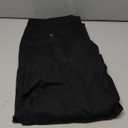 Men's Tall Classic Fit Flex Flat Front Dress Pants Formal Pants for Business & Office (38W x 36L, Black)