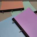 LETVPVOW 4 Pcs 360Â° Pivotable 3 Ring Binder, Soft 1 inch Binders 3 Ring, Flexible Thin Soft Three Ring Binder Fits 8.5" x 11", for Home, School and Office-Blue, Green, Pink, Purple