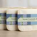 Travel Cosmetic Bag Pack of 3