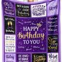 Birthday Gifts for Women, Gifts for Women Birthday Unique, Happy Birthday Gifts for Women, Womens Birthday Gifts Idea for Her/Friends/Mom/Grandma/Aunt/Wife, Funny Birthday Decoration Blanket 50"x60"