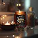 Thinking of You Scented Candle Gifts for Women Men - Unique Friendship Gifts for Best Friend - Relaxing Aromatherapy Gift for Her Him - Lavender Vanilla Essential Oil Soy Wax Candle for Home