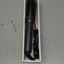 Automatic Rotating Curling Iron, Hair Curler with 3 Temps Fast Heating, 2-Way Rotating 1 Inch Curling Wand, Ceramic Coating, Ionic, Anti-Scald, Anti-Tangle, Dual Voltage Auto Shut-Off (Gray)