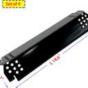 DP148 4pk Heat Plates for Nexgrill 720-0830H, 720-0864, 720-0864M Gas Grill, Porcelain Steel Grill Heat Shield Tent, Burner Cover, Flame Tamer for Home Depot Nexgrill 4 Burner 720-0830H